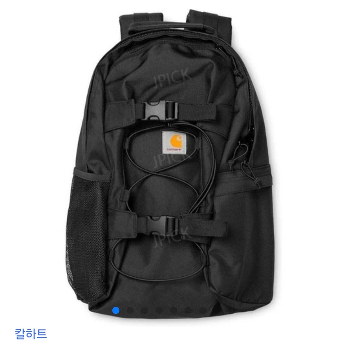 칼하트 킥플립 백팩 블랙 상품이미지8