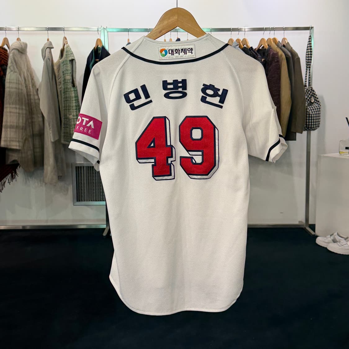 [S] 휠라 두산베어스 민병헌 유니폼 상품이미지2