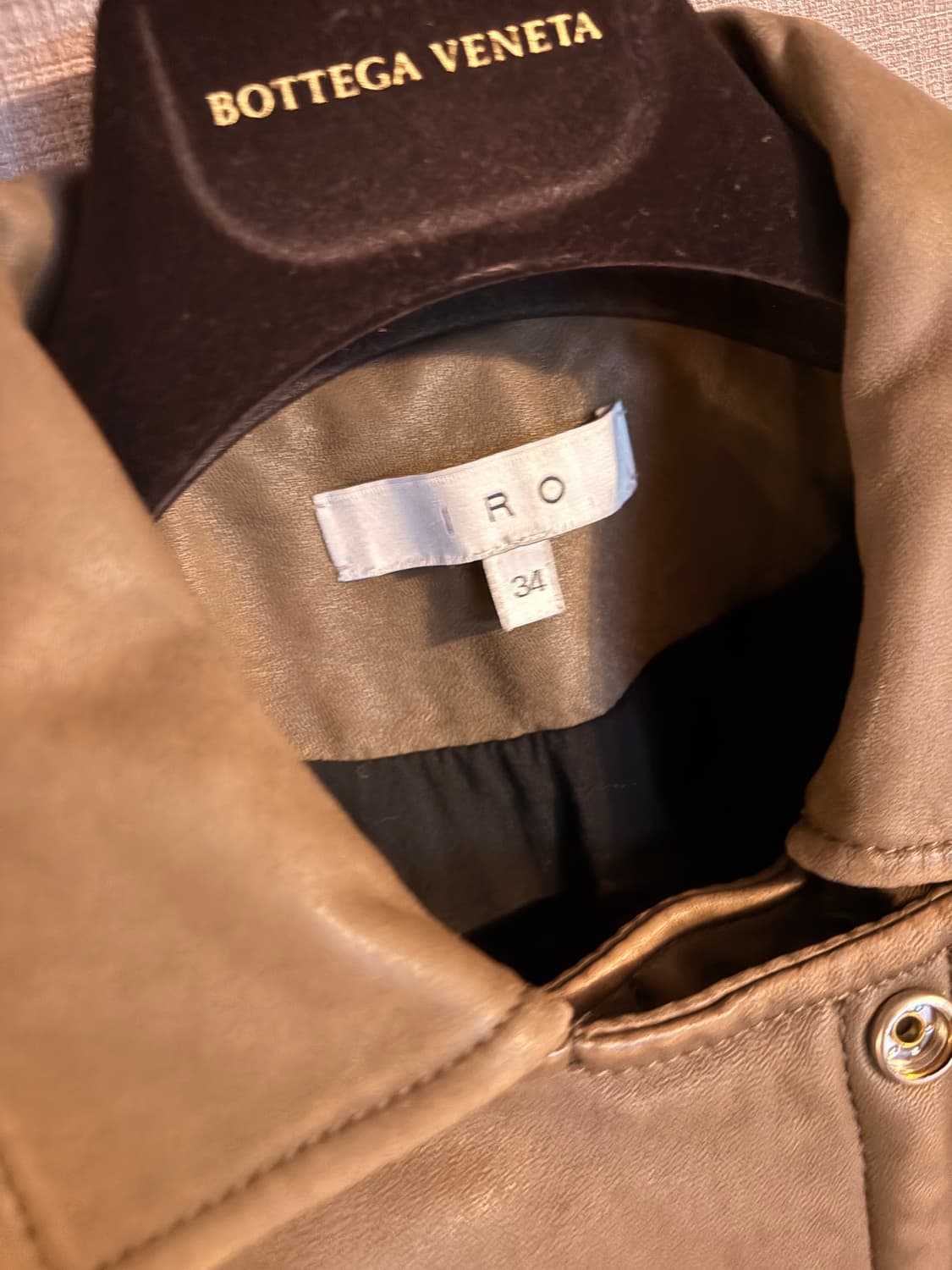 IRO 양가죽100% 라이더 자켓 34 상품이미지3