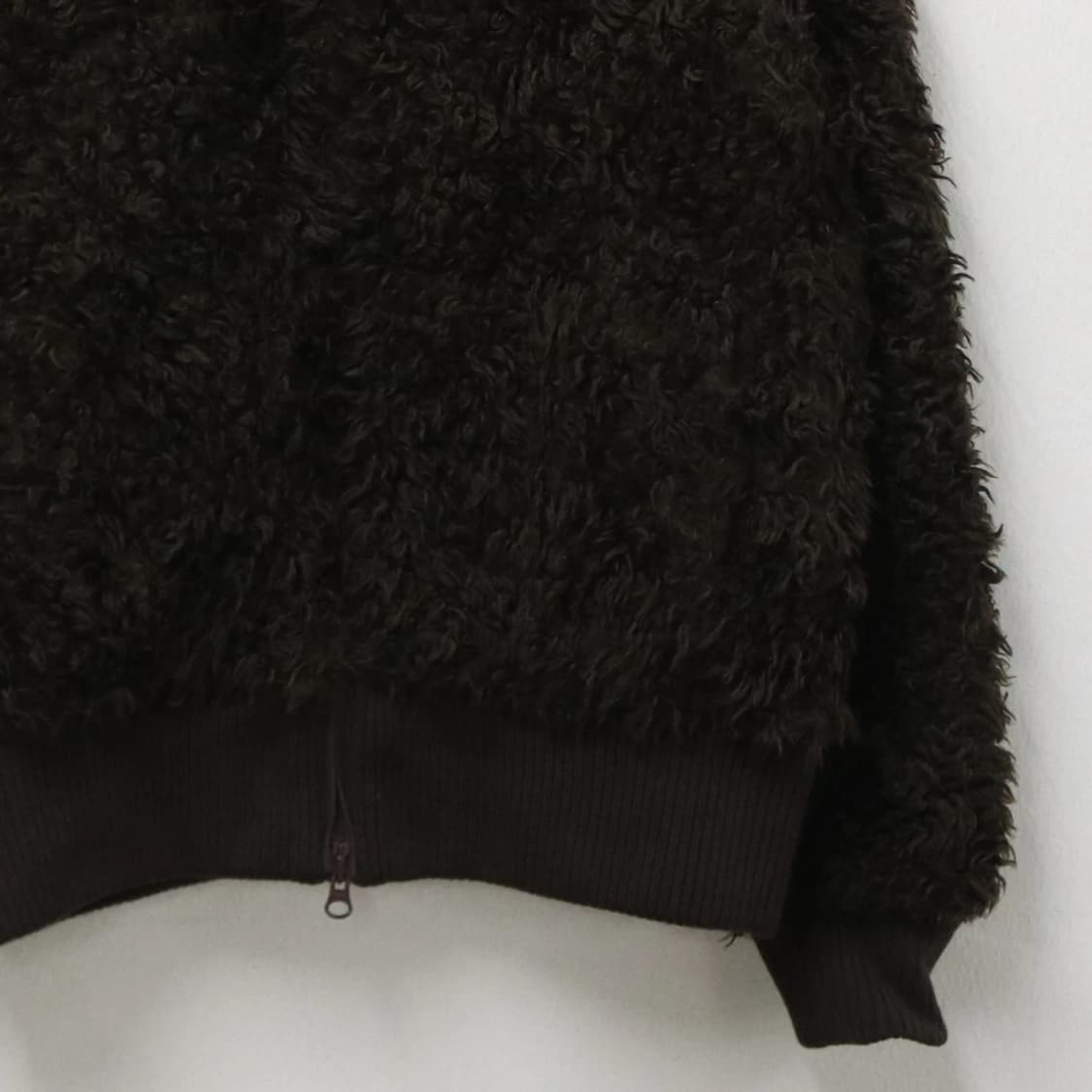 츠모리치사토 하이넥 울 혼방 후리스 점퍼 61909 상품이미지4