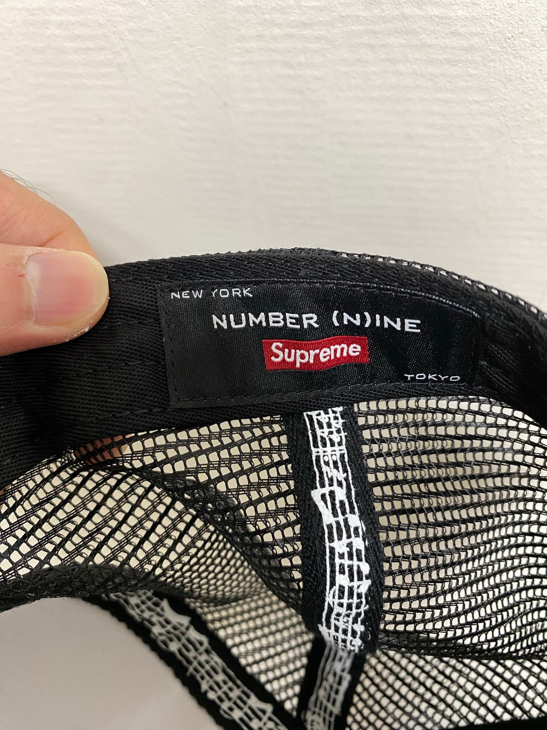 슈프림 넘버나인 5패널 캡 상품이미지2