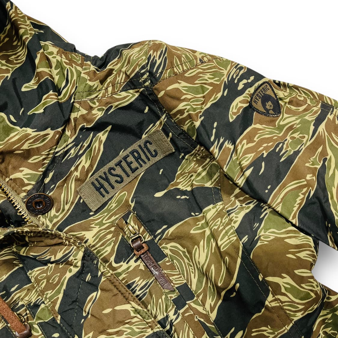 히스테릭 글래머 슬림 프리마로프트 카모 후디 야상 자켓 상품이미지5