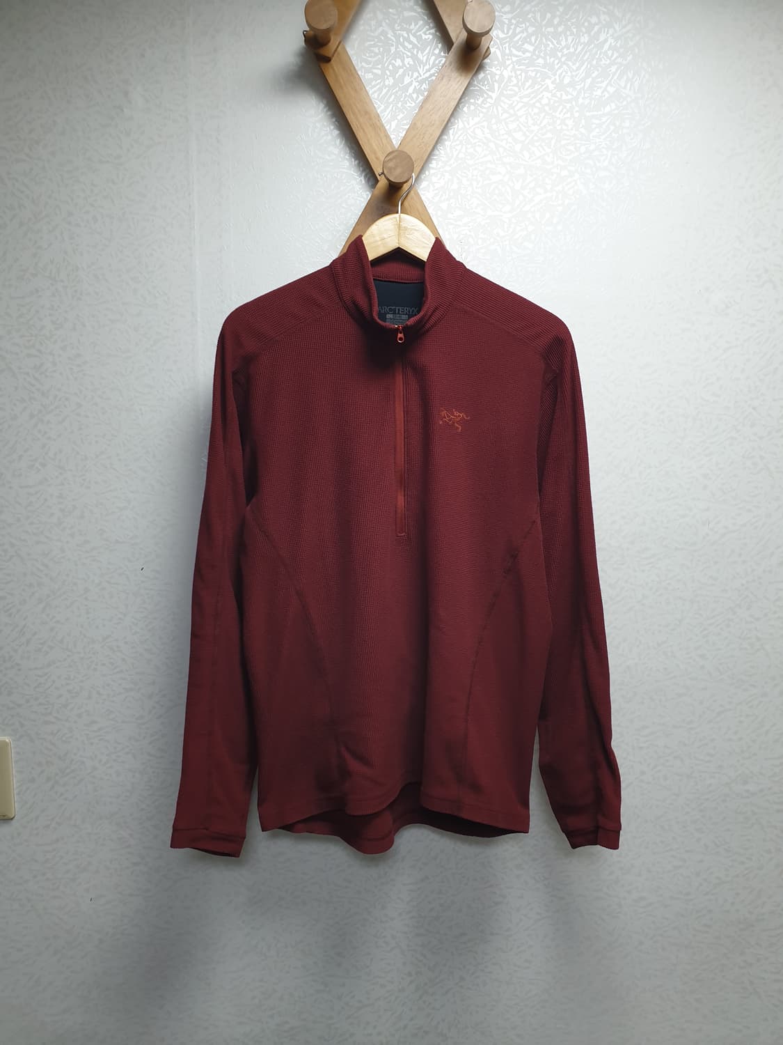 [m/정품] 아크테릭스 델타ar 하프집업 버건디 상품이미지1