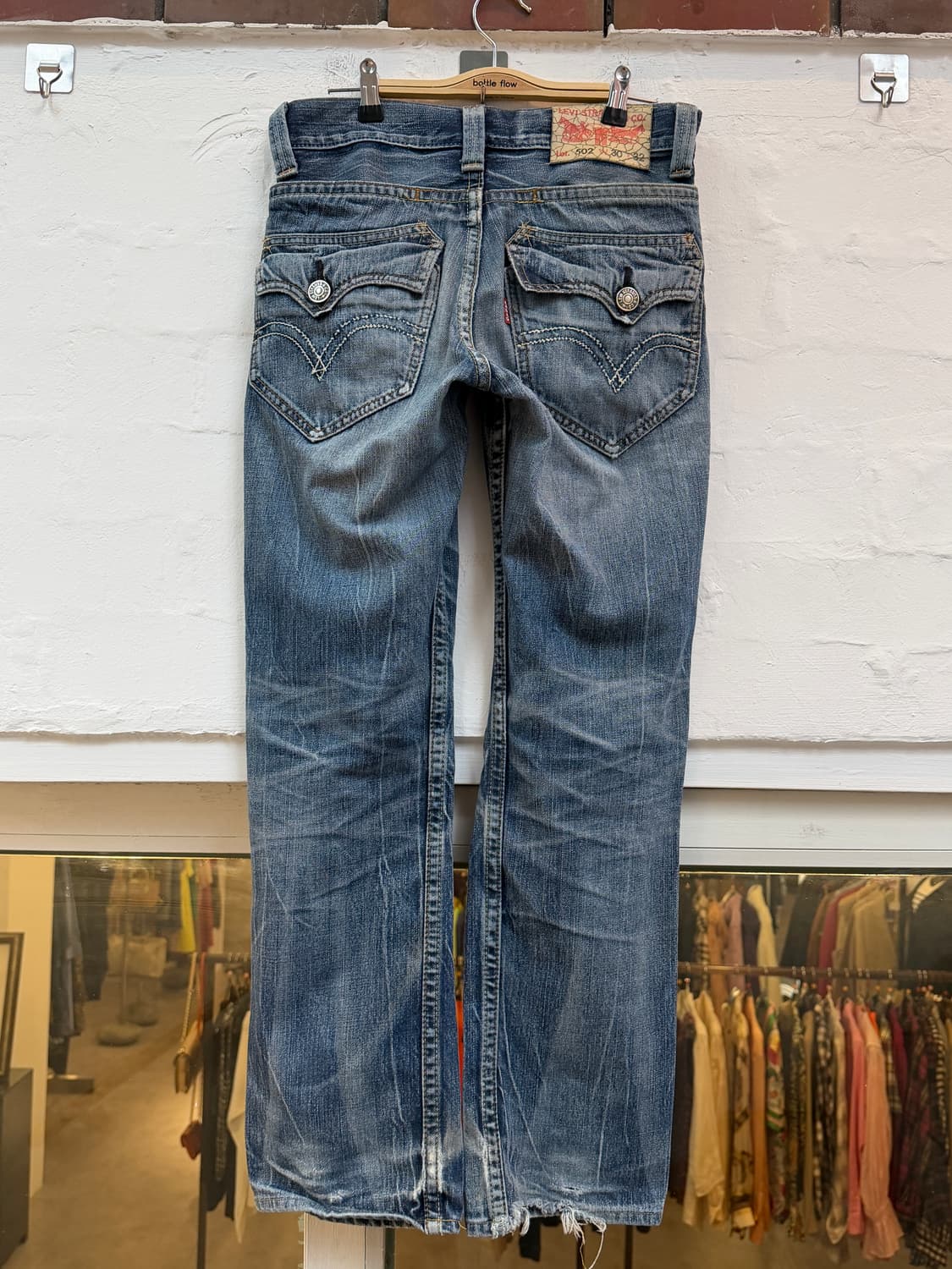 Levis 리바이스 00s NE502 로우라이즈 데님팬츠 30x32 상품이미지9