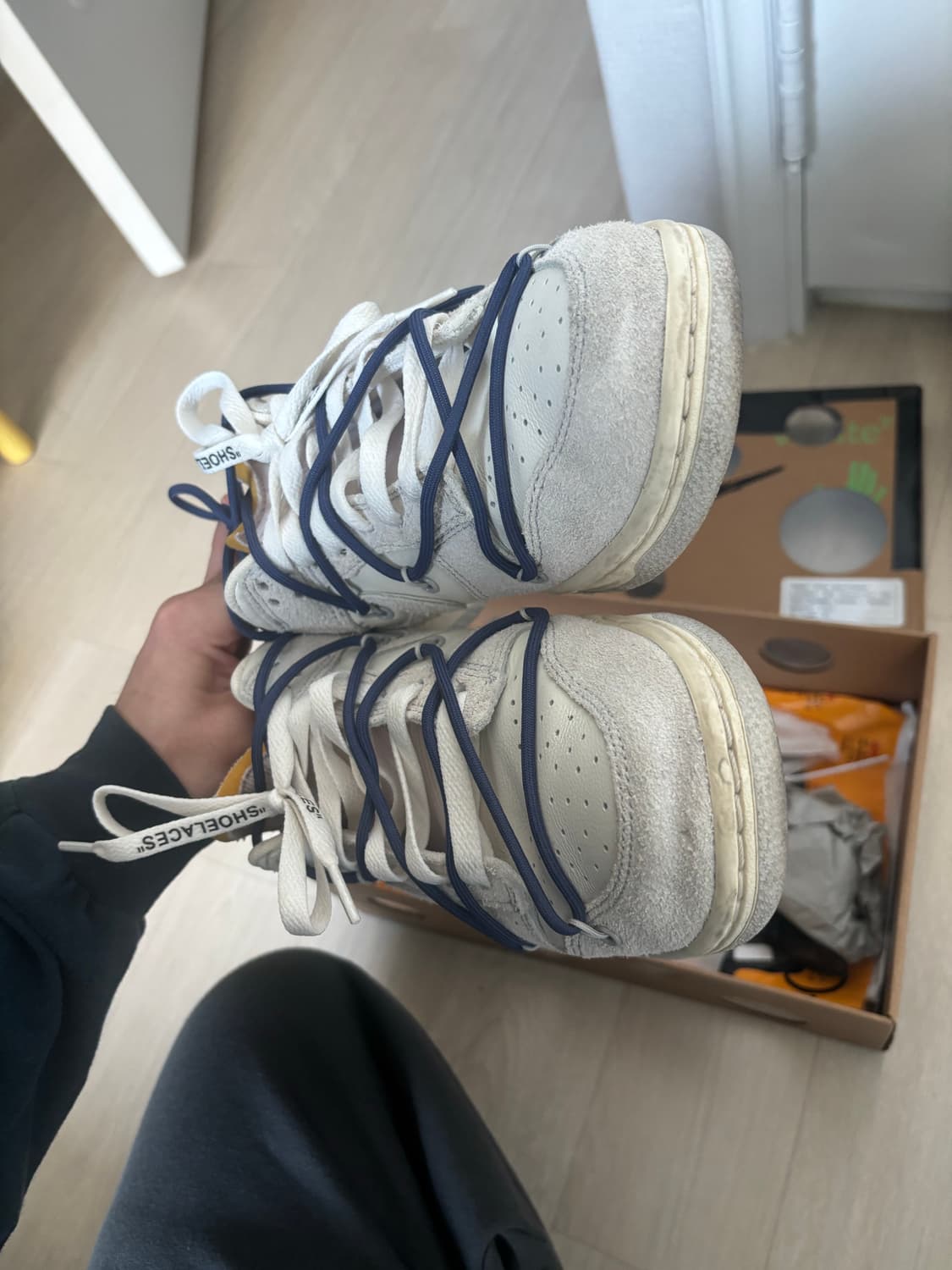 나이키 오프화이트 덩크 로우 265 상품이미지7