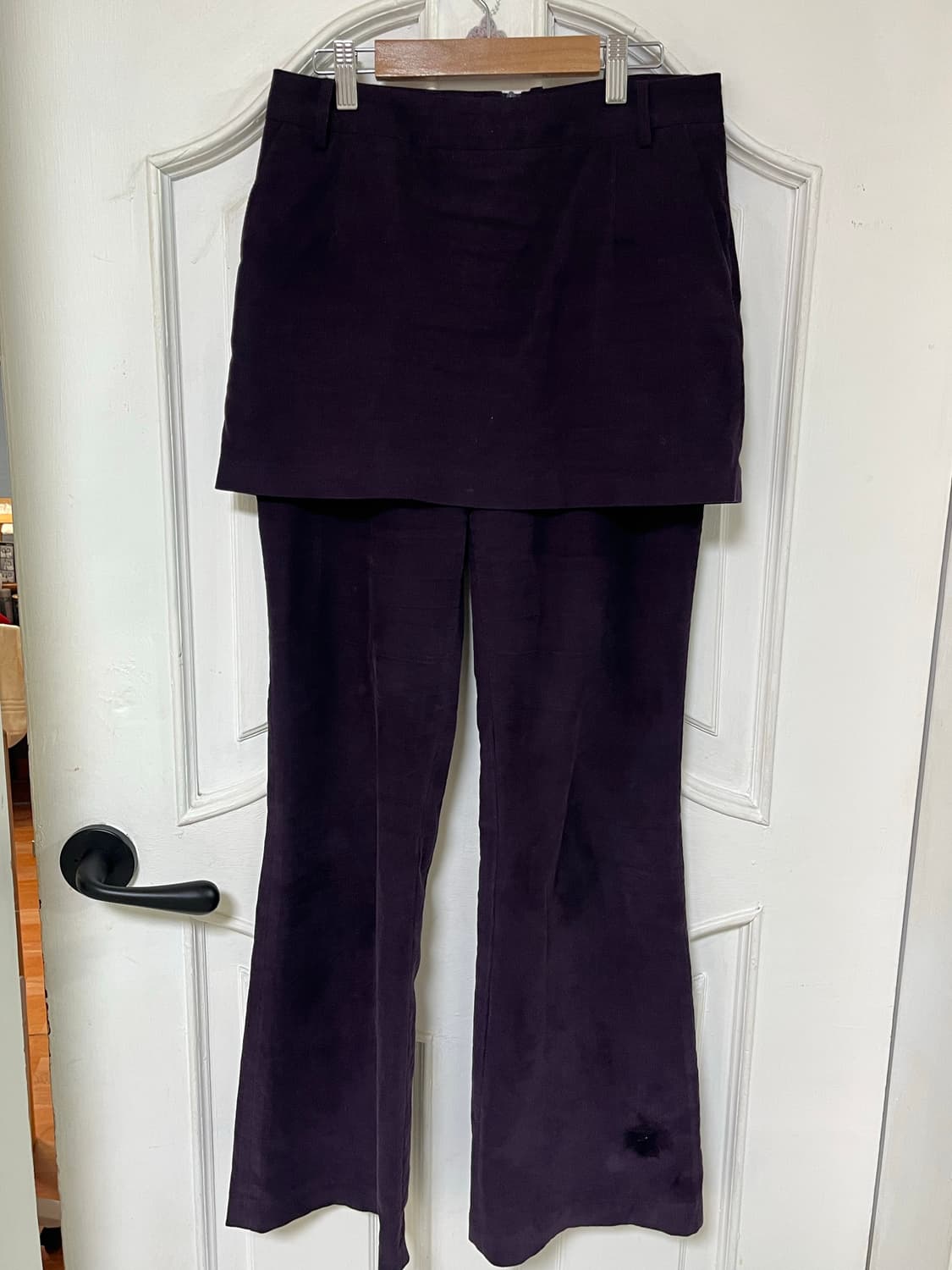 쉬이즈큐트 스커트팬츠 - 딥퍼플 (1사이즈) 상품이미지4