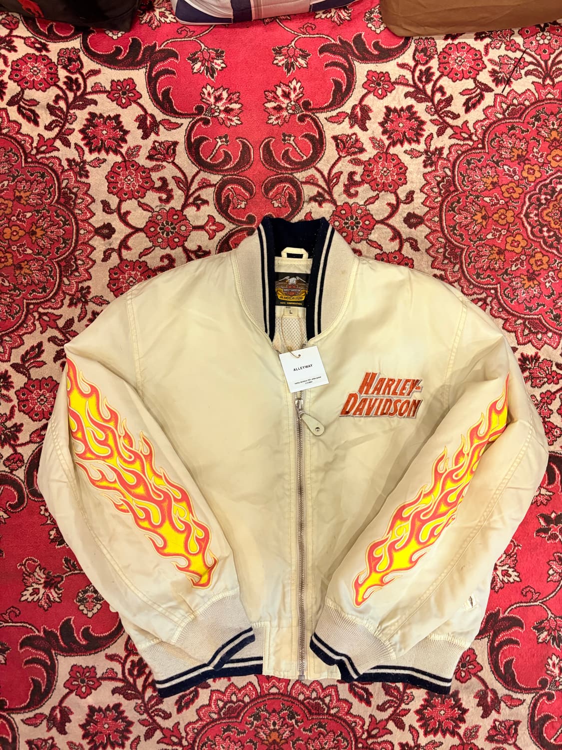 Harley-Davidson Flame Zip-up Jacket 상품이미지1