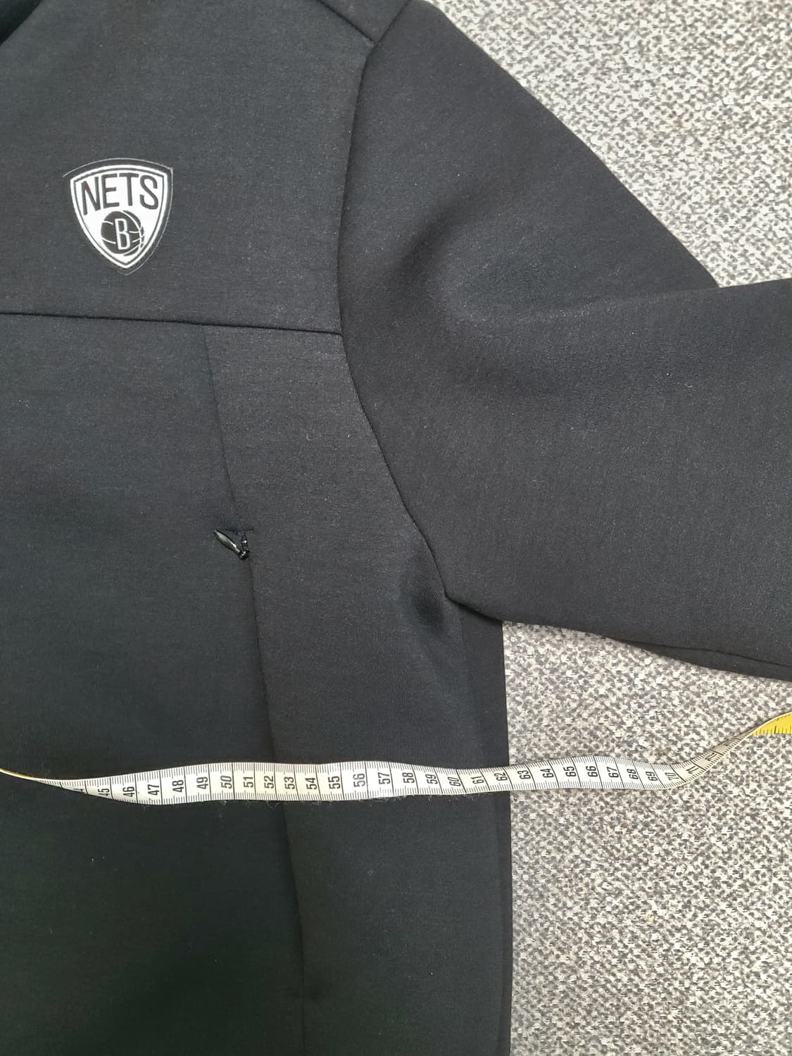 NBA 브루클린 네츠 후드 롱 코트 L 상품이미지4