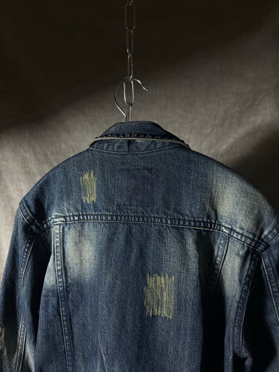 MIDAS Studded Destroyed Denim Jacket  상품이미지5