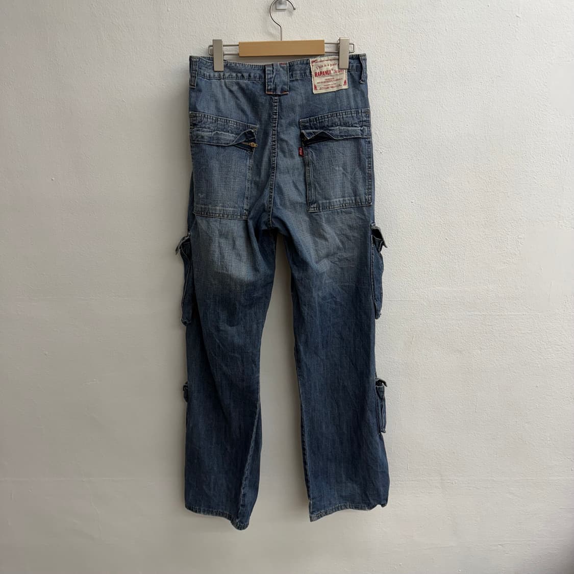 라파누이 Y2K 데님 카고 포켓 팬츠 상품이미지4
