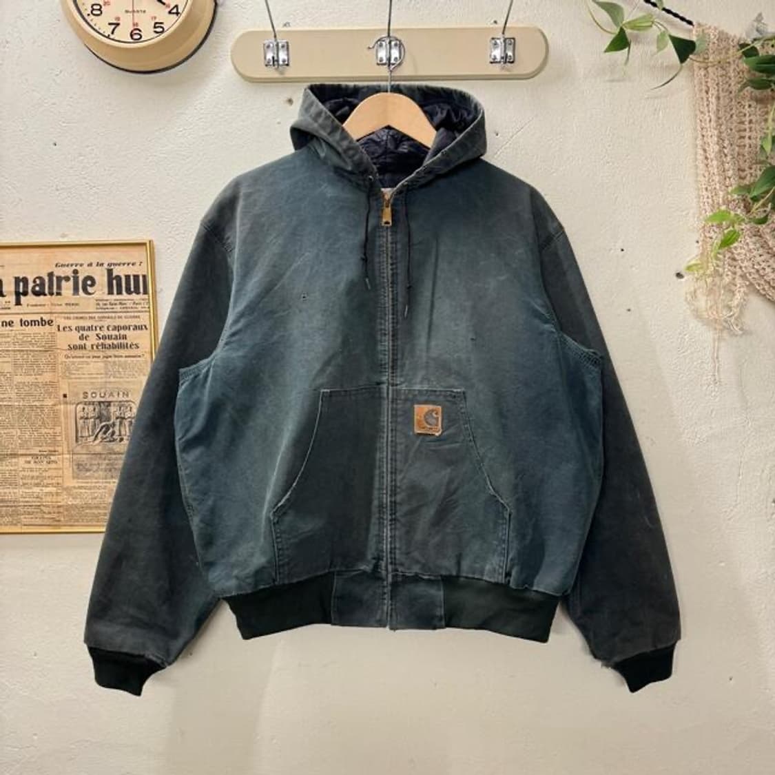 [L] 90s 칼하트 JQ243 HTG Duck 덕 액티브 자켓 상품이미지2