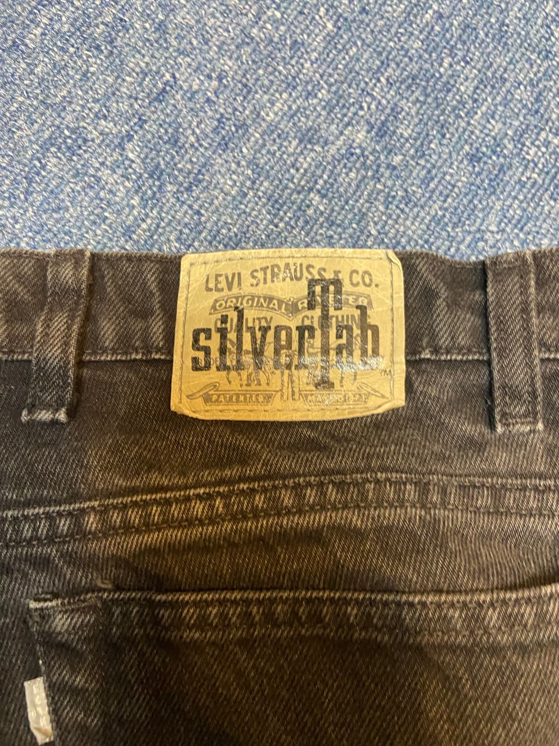 [38x32]90s 리바이스 실버탭 배기 흑청 상품이미지10