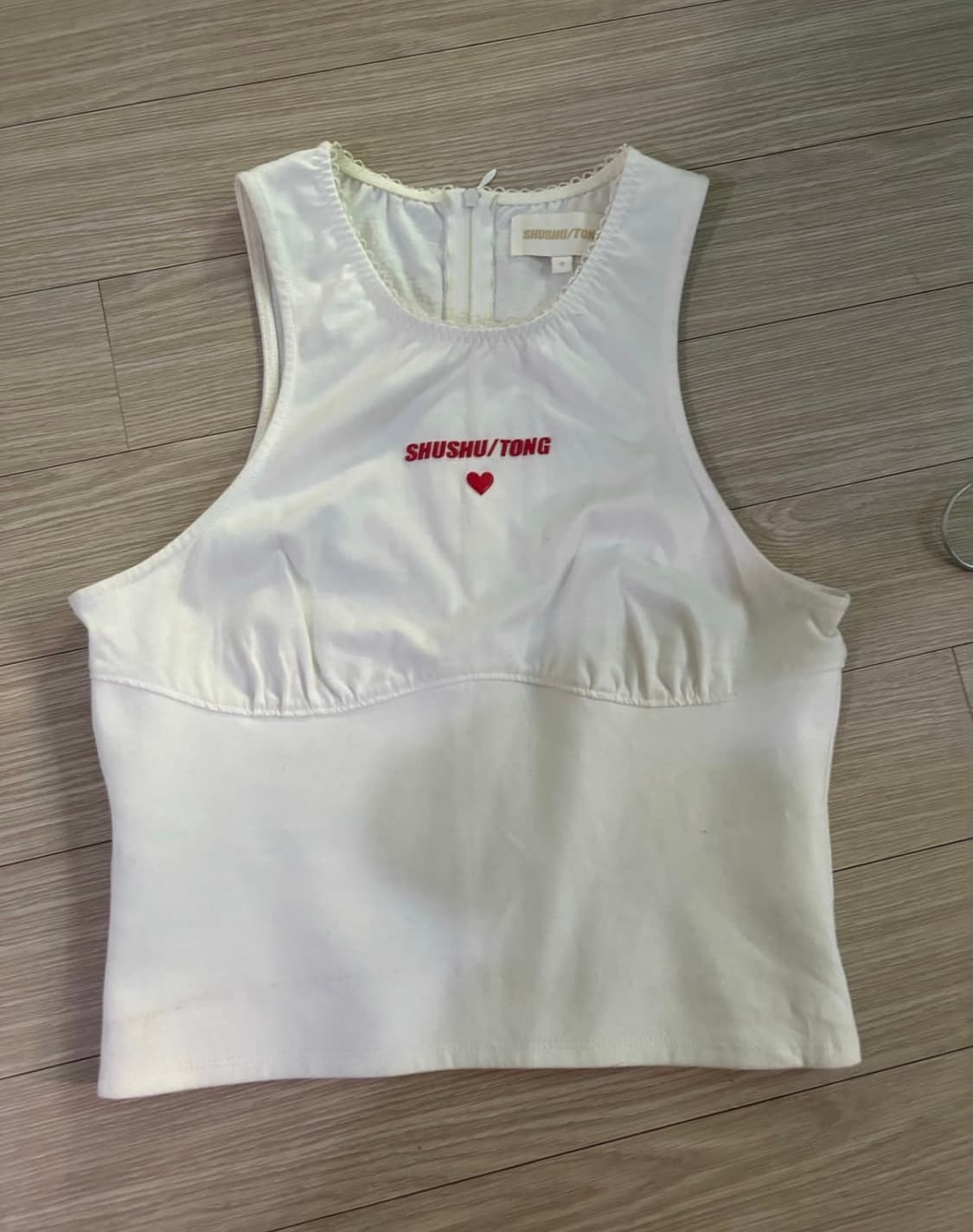 슈슈통 화이트 코튼탑 상품이미지4