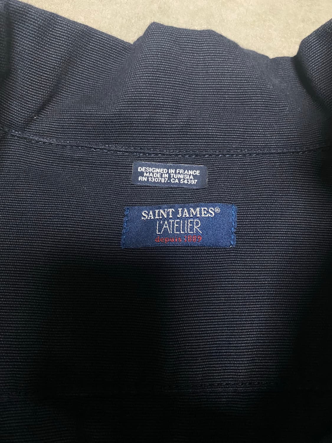 세인트제임스 NEMO 네이비 마린 코튼 긴팔 상품이미지5