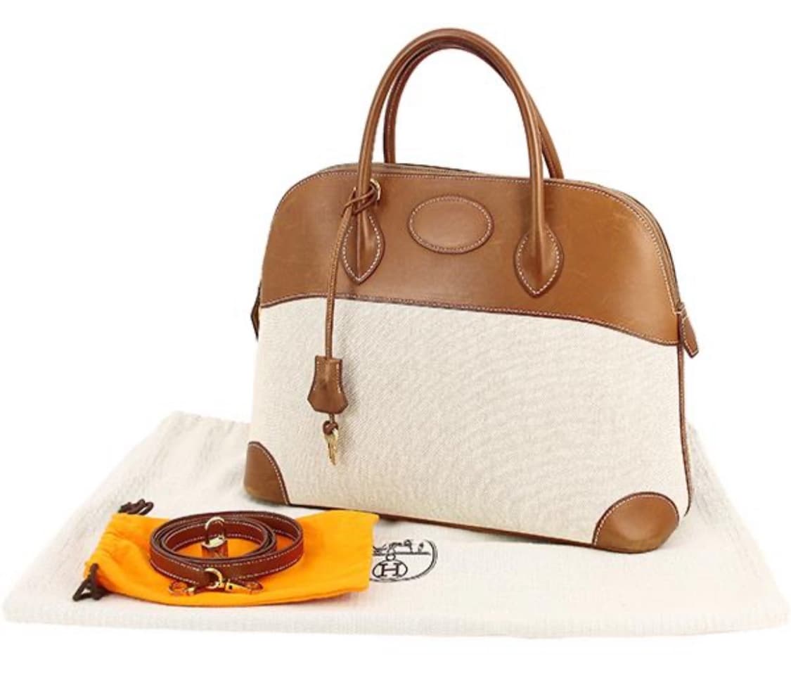 애르메스 볼리드 35 빈티지 캔버스 상품이미지2