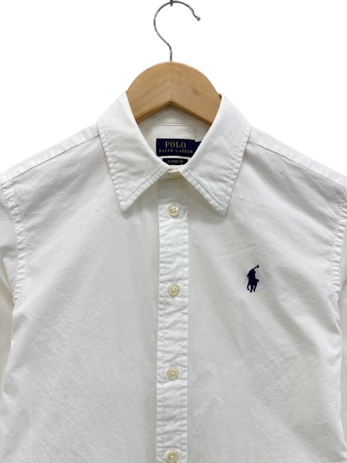 폴로 클래식핏 옥스포드 셔츠 화이트 (2/여성S추천) 상품이미지2