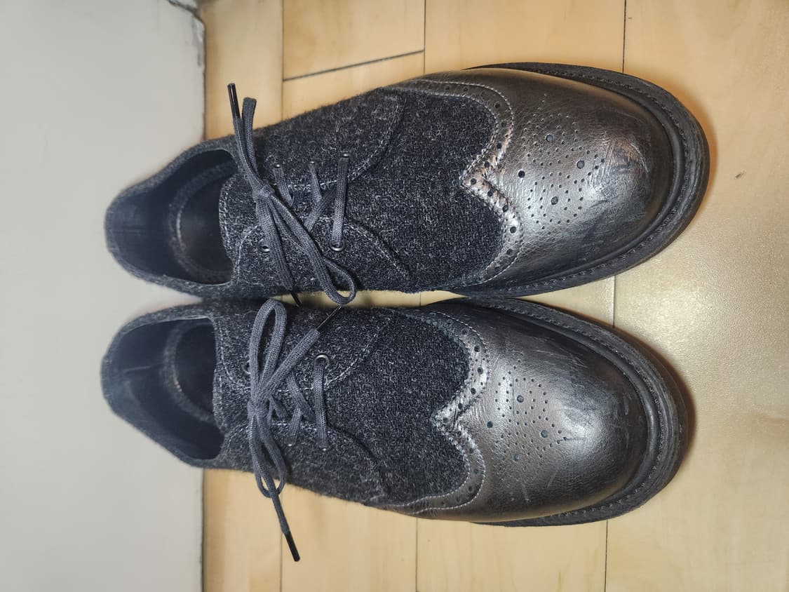 닥터마틴×해리스트위드 콜라보 대넌 브로그 윙팁 260 상품이미지2