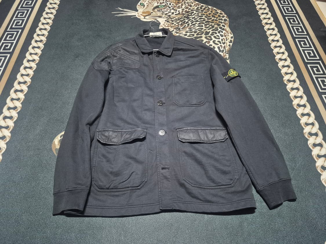 스톤 아일랜드 헤비코튼 패치워크 와펜 코트 3XL 정품 상품이미지1