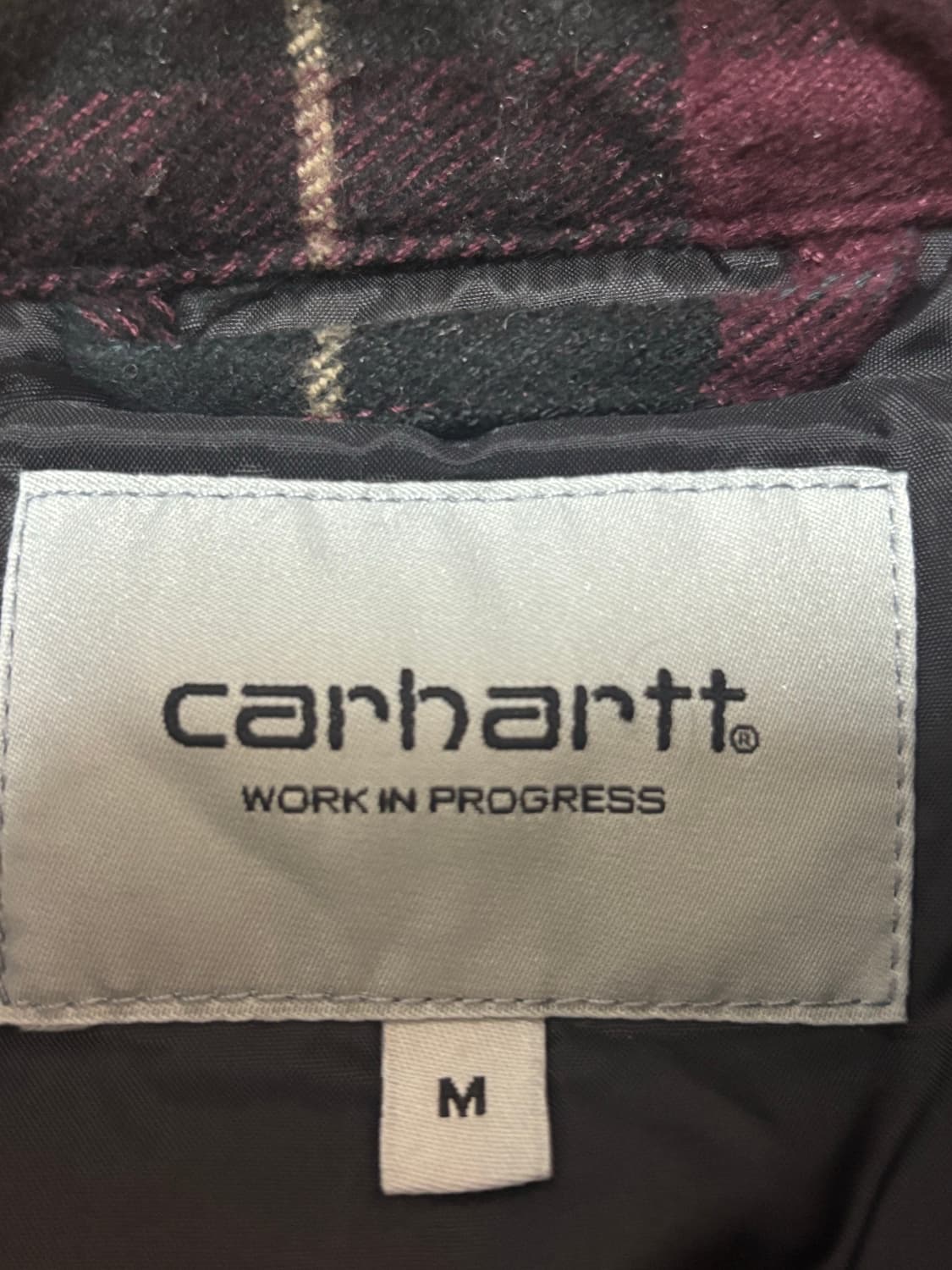 칼하트 wip 체크셔츠자켓 M 상품이미지2