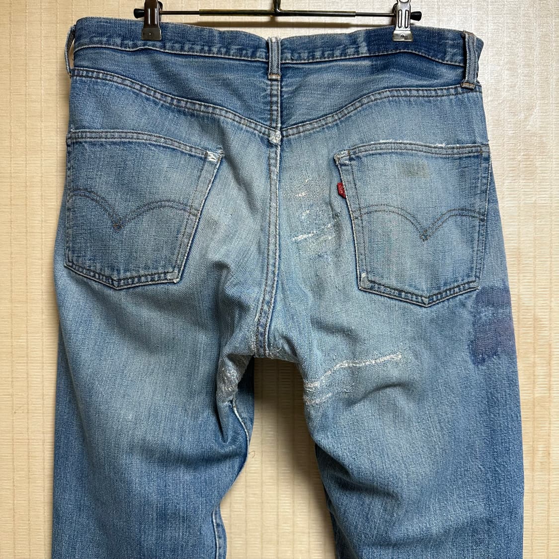 70s 66전기 빈티지 리바이스 501 셀비지 청바지 상품이미지6