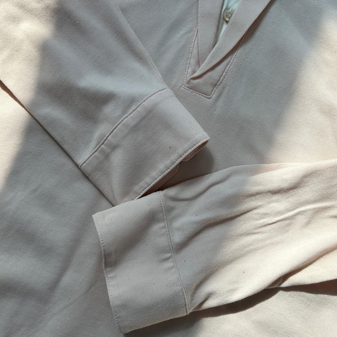 솔리드옴므 레이어드 핑크 긴팔티셔츠 상품이미지6