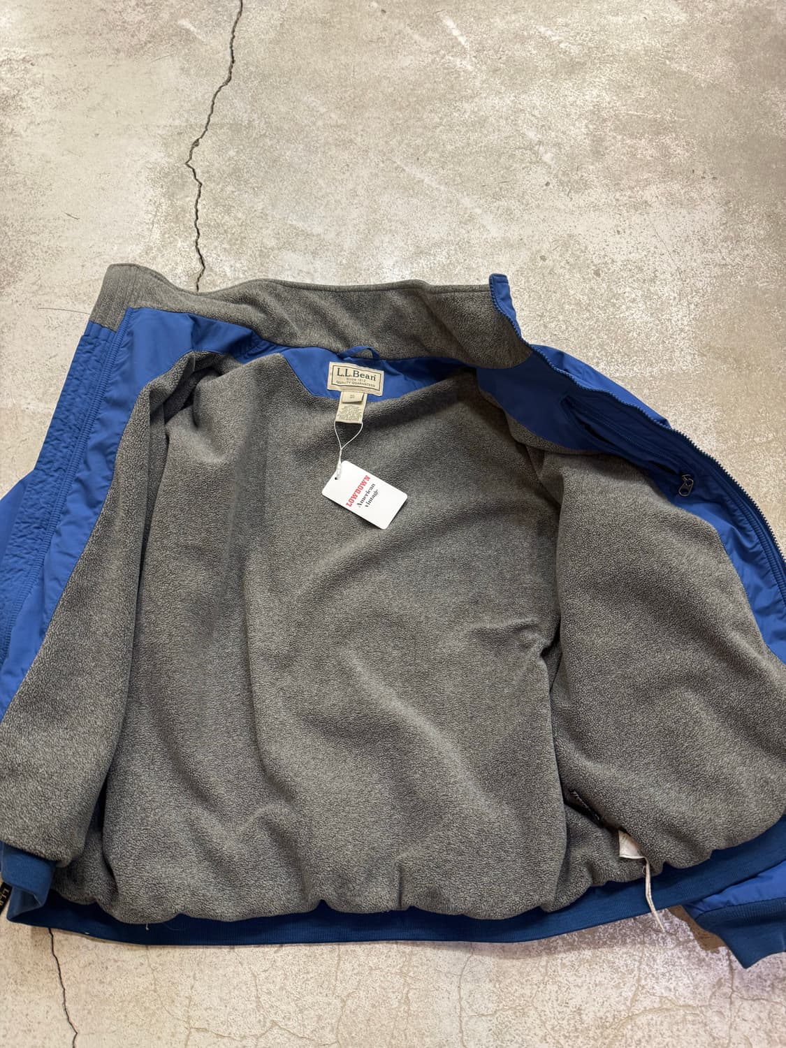 엘엘빈 플리스 라이닝 웜업자켓 상품이미지6