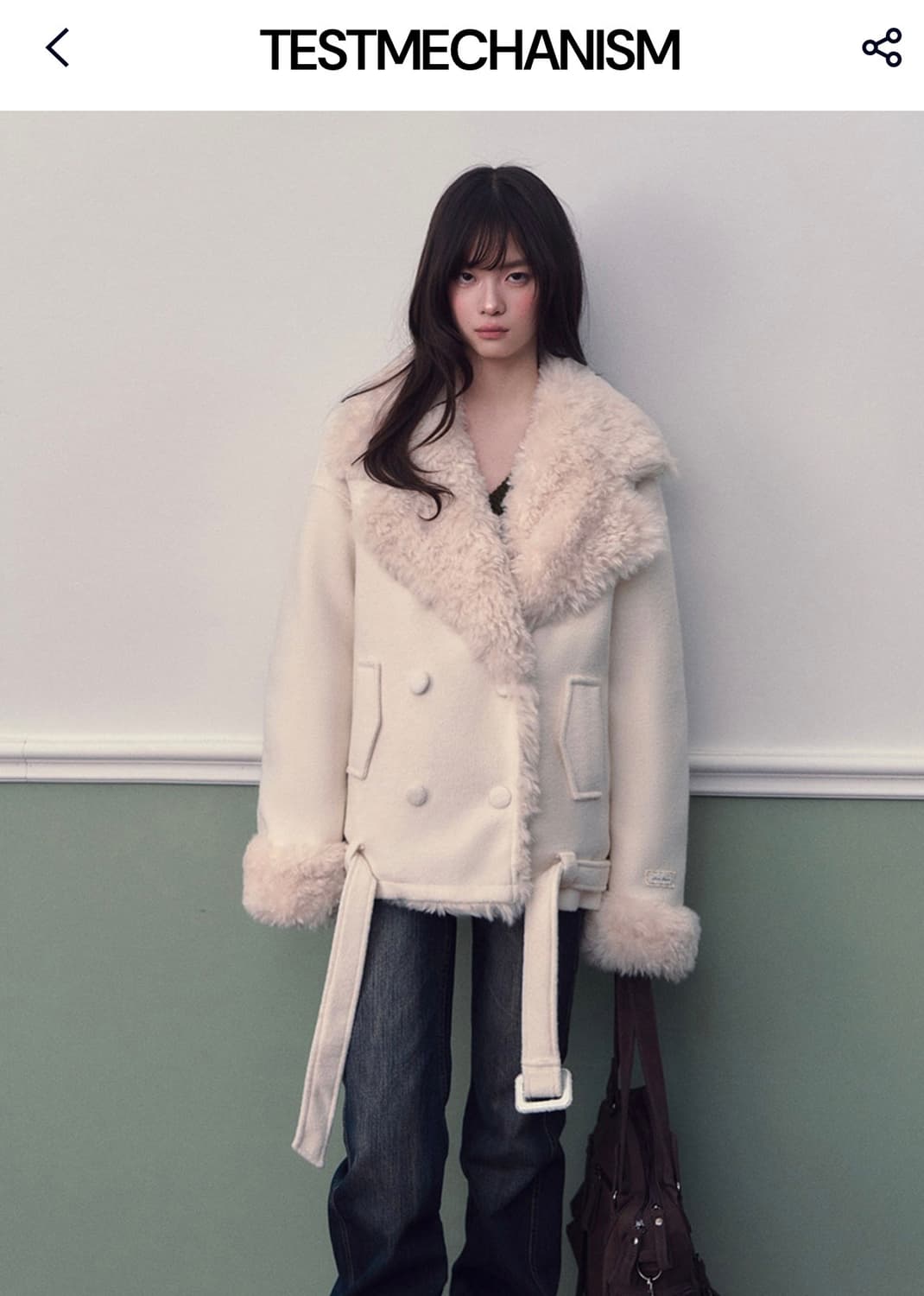 테스트메커니즘 soote season 퍼 코트 상품이미지1