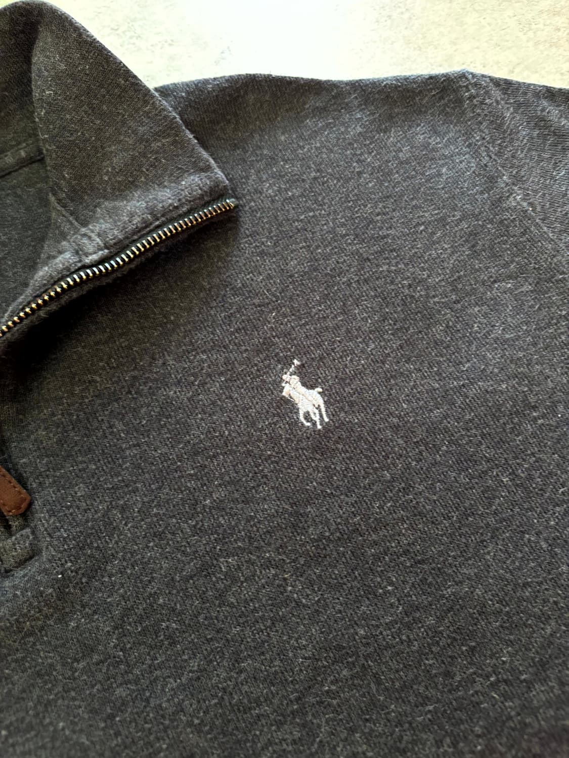 폴로 랄프로렌 1/4 Zip 풀 오버 스웨터 L 상품이미지3