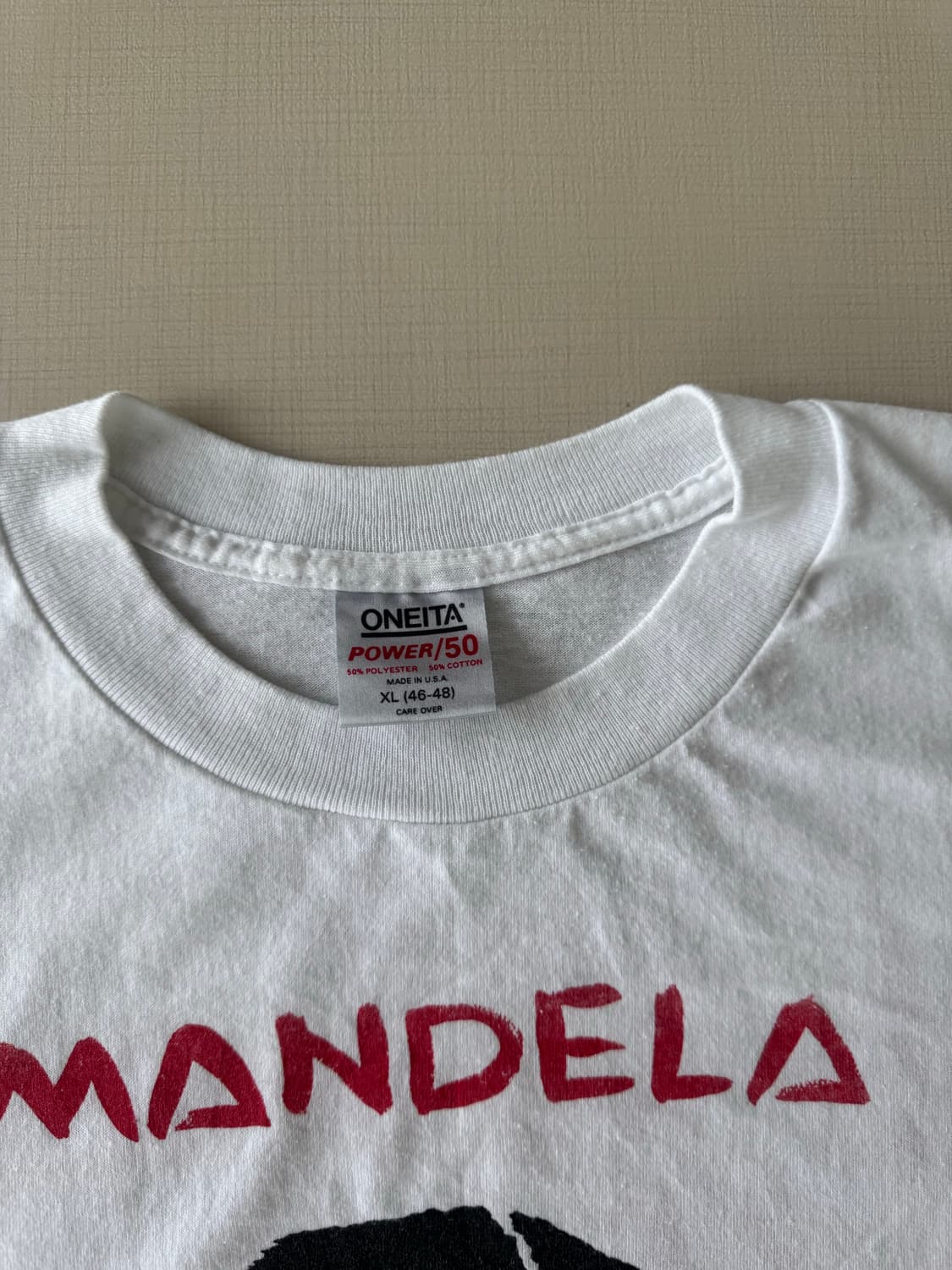 90s Nelson Mandela 티셔츠 상품이미지5