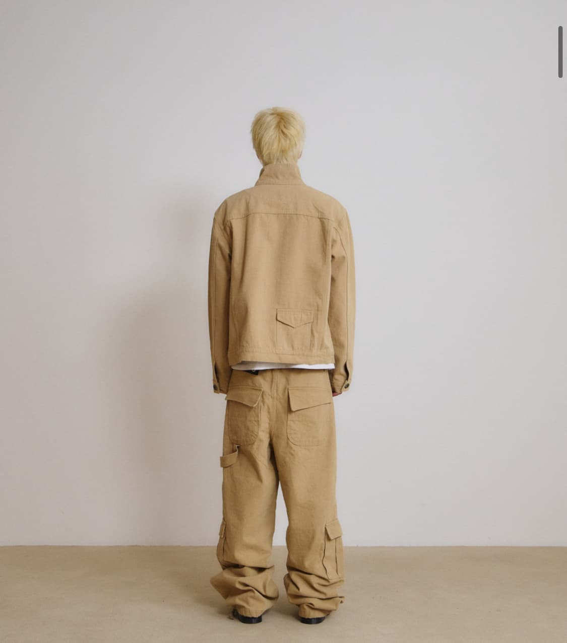 High Neck Oblique Pocket Jacket 상품이미지3