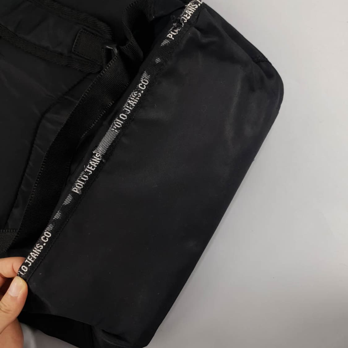 폴로랄프로렌 폴로진스 블랙 윈도우 퀼팅 백팩 가방 상품이미지4