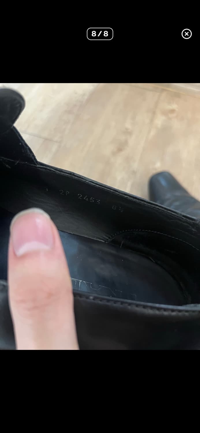 프라다 레더 로퍼 uk8.5 상품이미지7