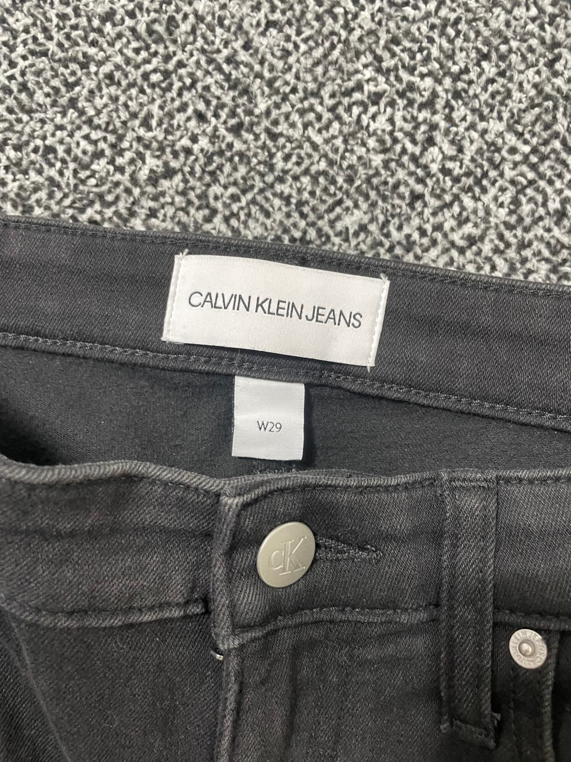 빈티지9. 캘빈클라인 CK 청바지 데님팬츠 진 흑청 상품이미지2