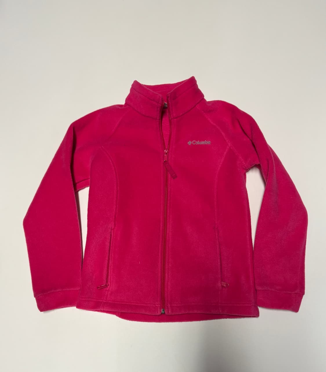 여성 컬럼비아 키즈 핑크 플리스 집업 자켓 44 상품이미지1