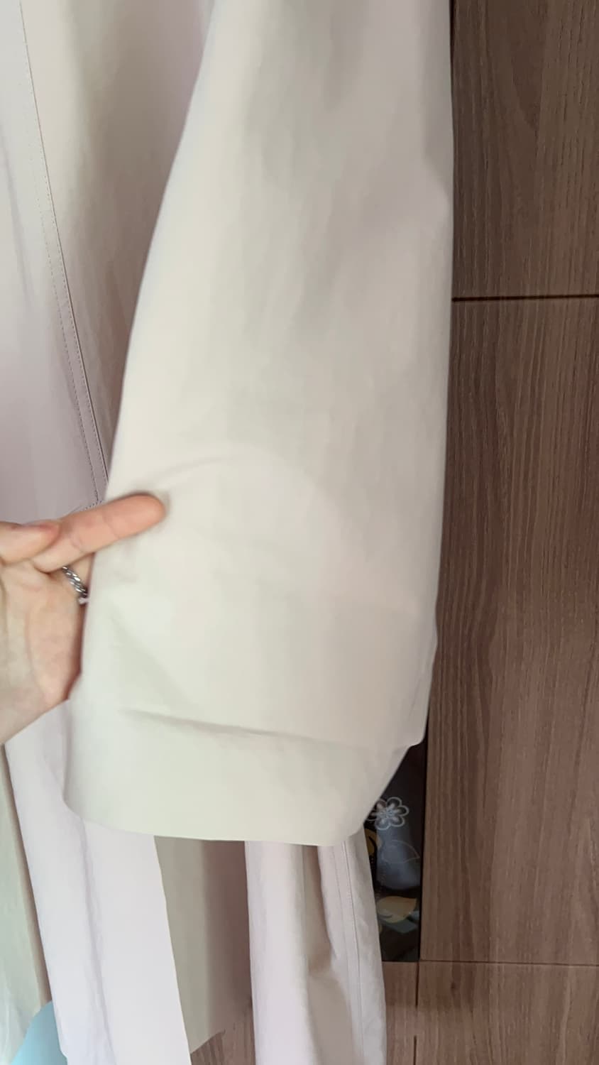 낫띵리튼 발마칸 트렌치코트 베이지 (상태 양호) 상품이미지8