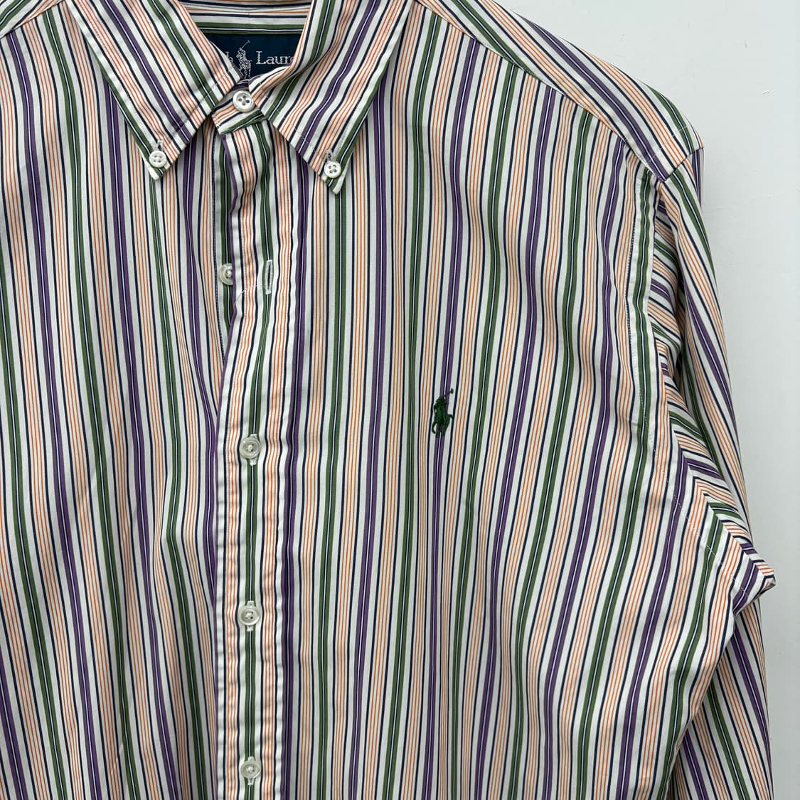 폴로 랄프로렌 스트라이프 셔츠 남L 상품이미지2