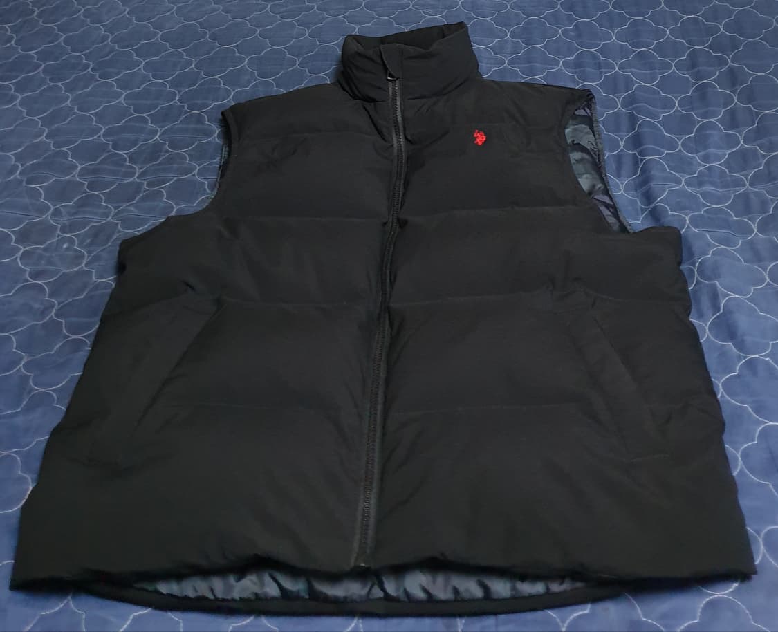 폴로  US ASSN 덕다운 조끼패딩 블랙 (105) 상품이미지1