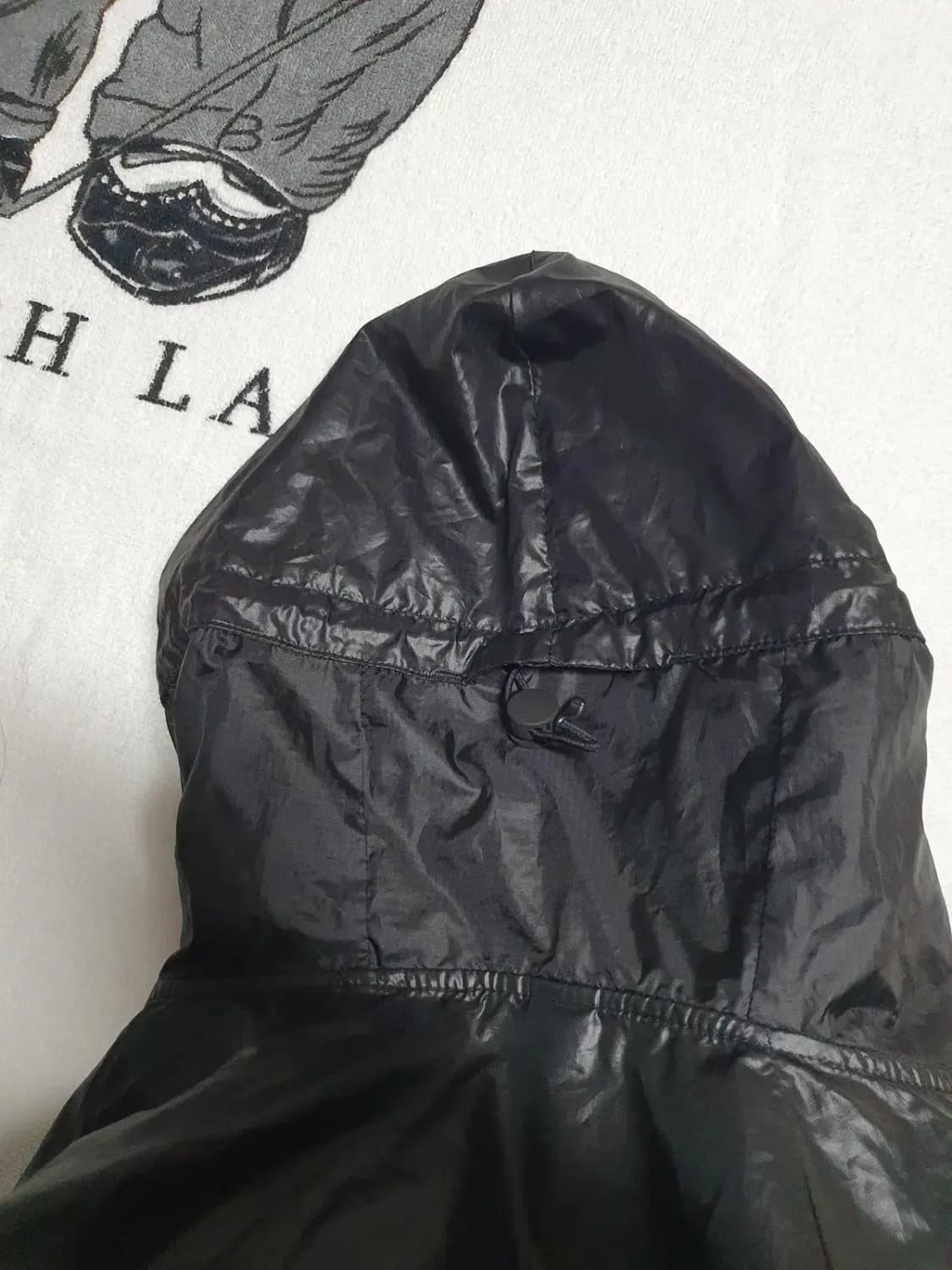 거의새제품 아디다스 로고 삼선 블랙 고프코어 바람막이 XL 상품이미지10
