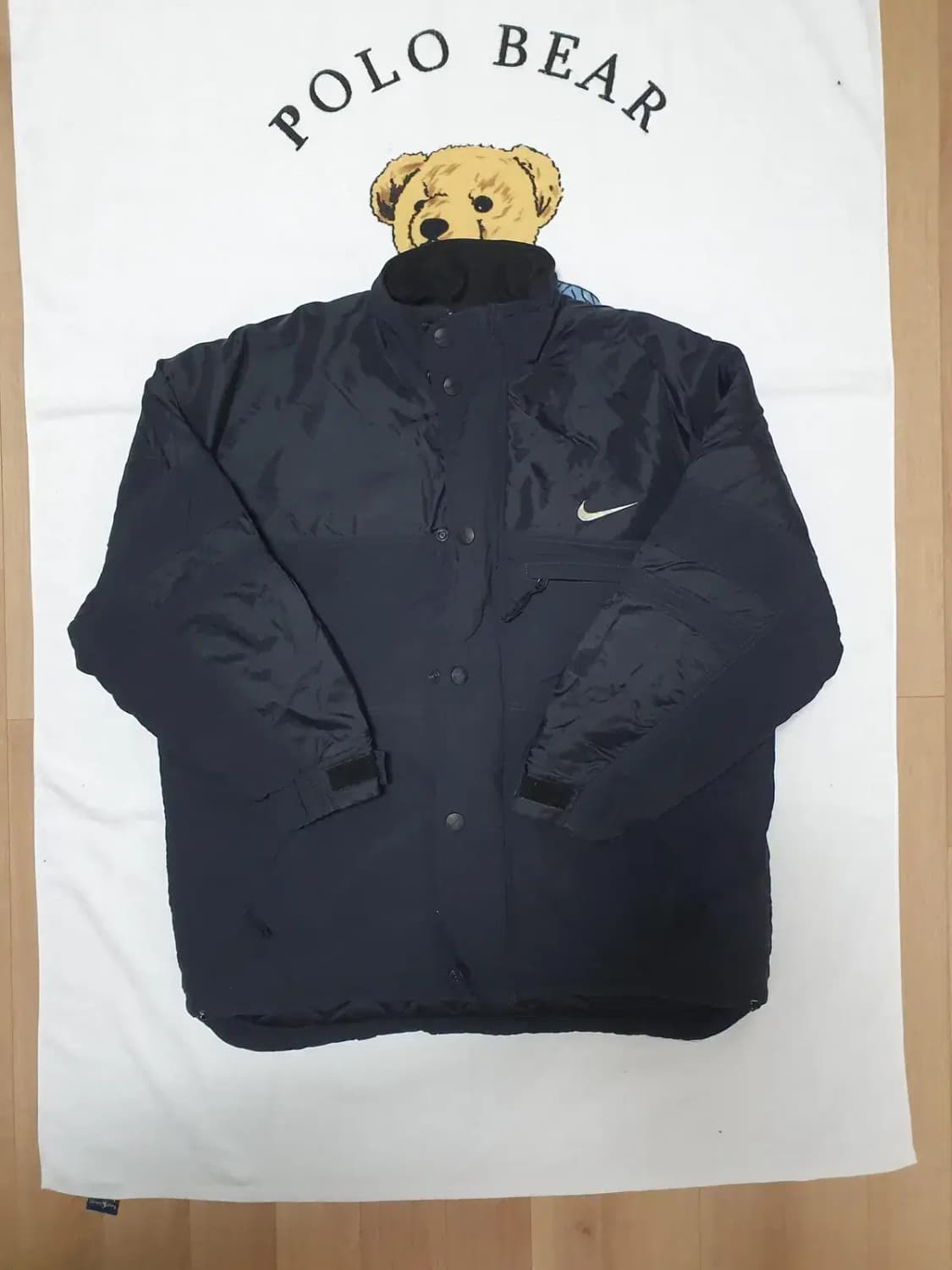 실사이즈 XL~2XL 힙한 올드스쿨 빅스우스 정품 나이키 로고 자켓 상품이미지2