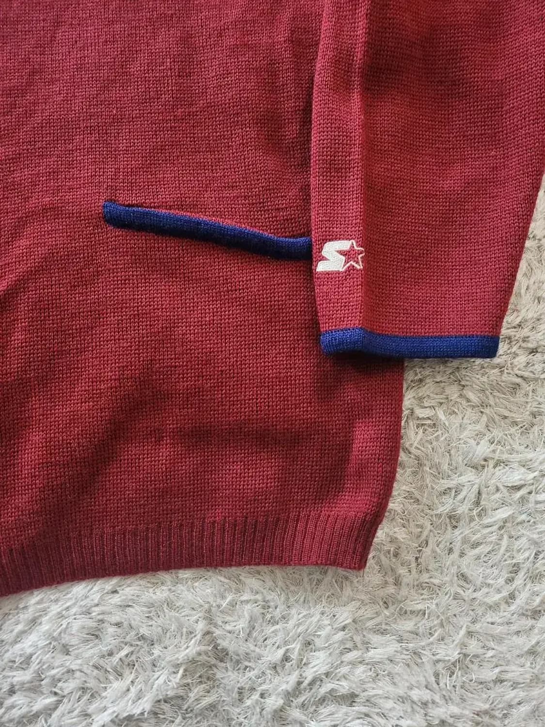 ㅇ175/80정핏 스타터 인디안로고 빈티지 집업 저지 상품이미지5