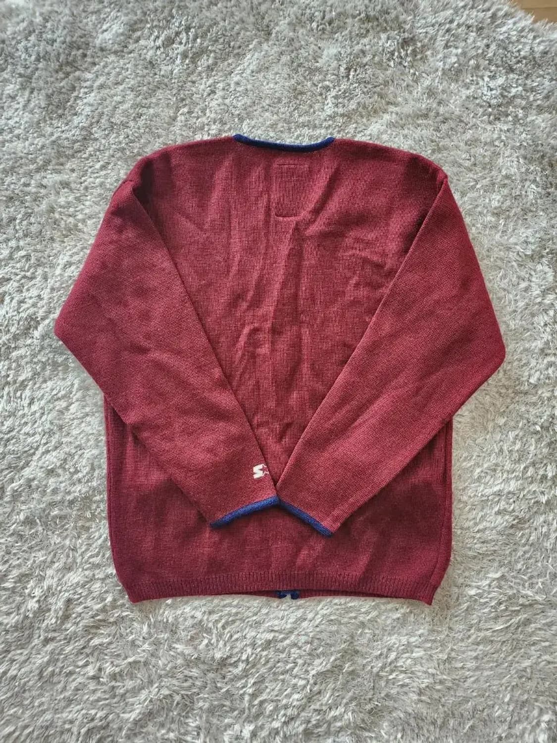 ㅇ175/80정핏 스타터 인디안로고 빈티지 집업 저지 상품이미지6