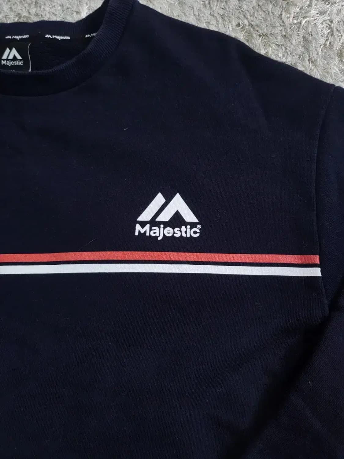 ㅇ거의새상품 majestic 마제스틱 로고 맨투맨 상품이미지3