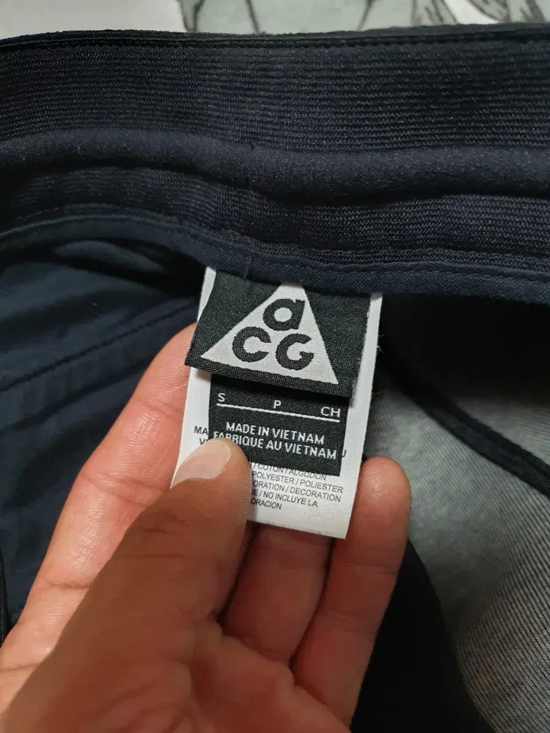 ㅇ173/70정핏 나이키 빅 ACG 로고 테크팩 팬츠 블랙 상품이미지7