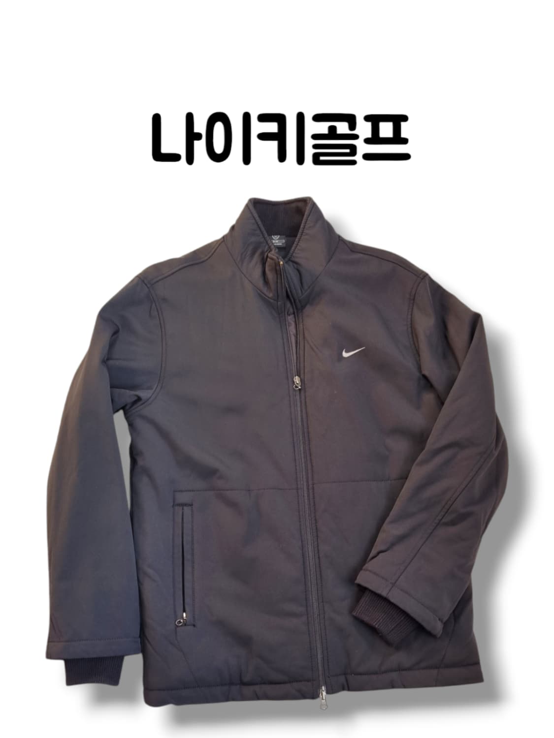 정품 나이키 골프 바람막이 바막 소재 안감 패딩 자켓 M 상품이미지1