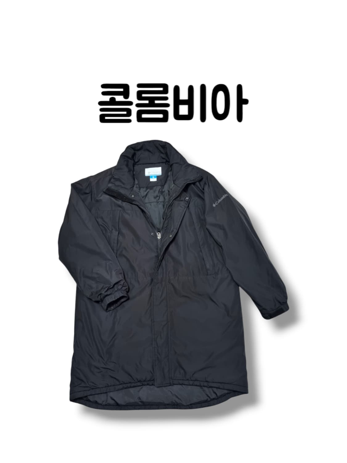 콜롬비아 바람막이 소재 롱 패딩 XL사이즈 상품이미지1