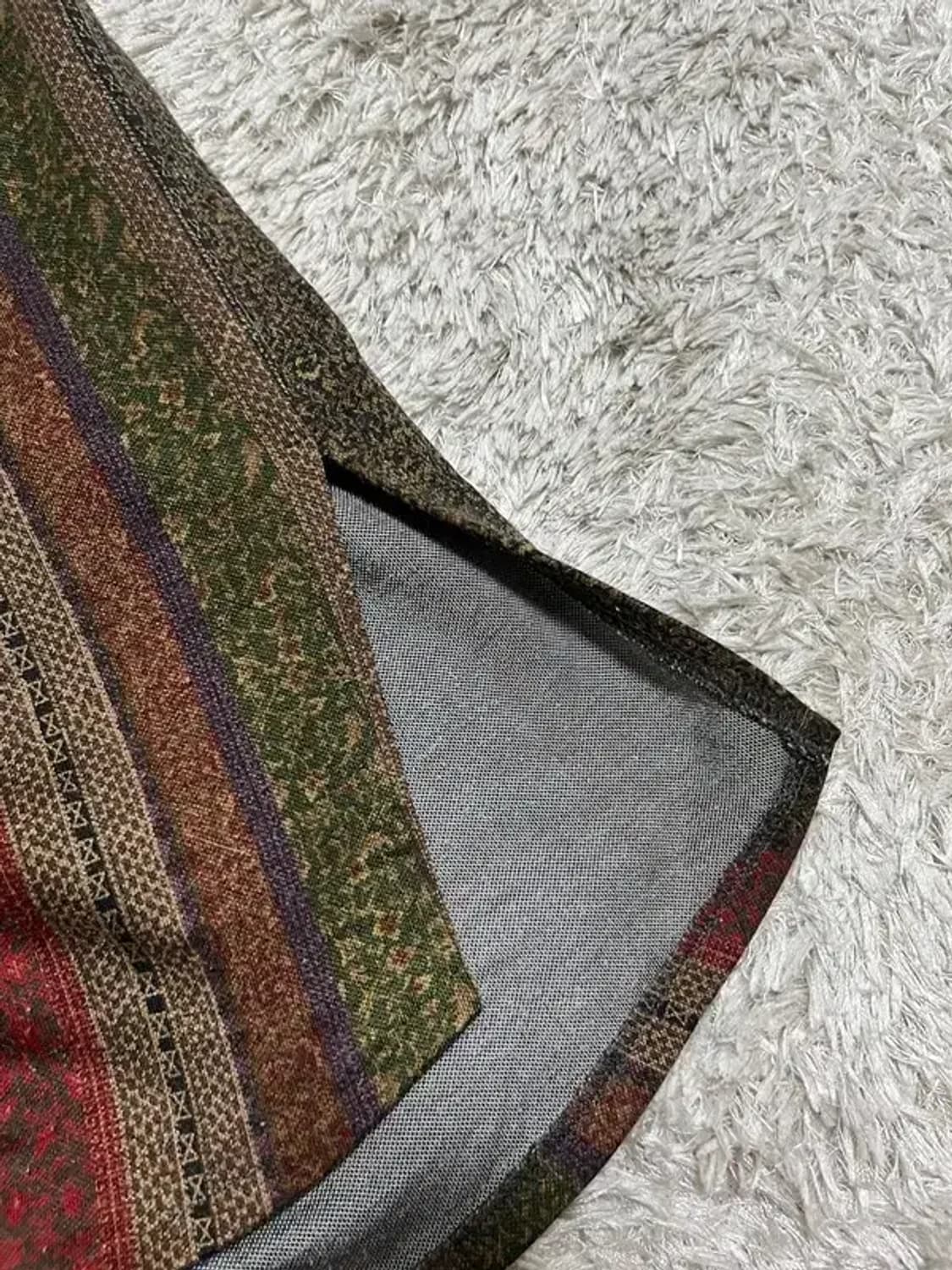 빈티지 브라운 오리엔탈 에스닉 패턴 VINTAGE 셔츠 상품이미지6