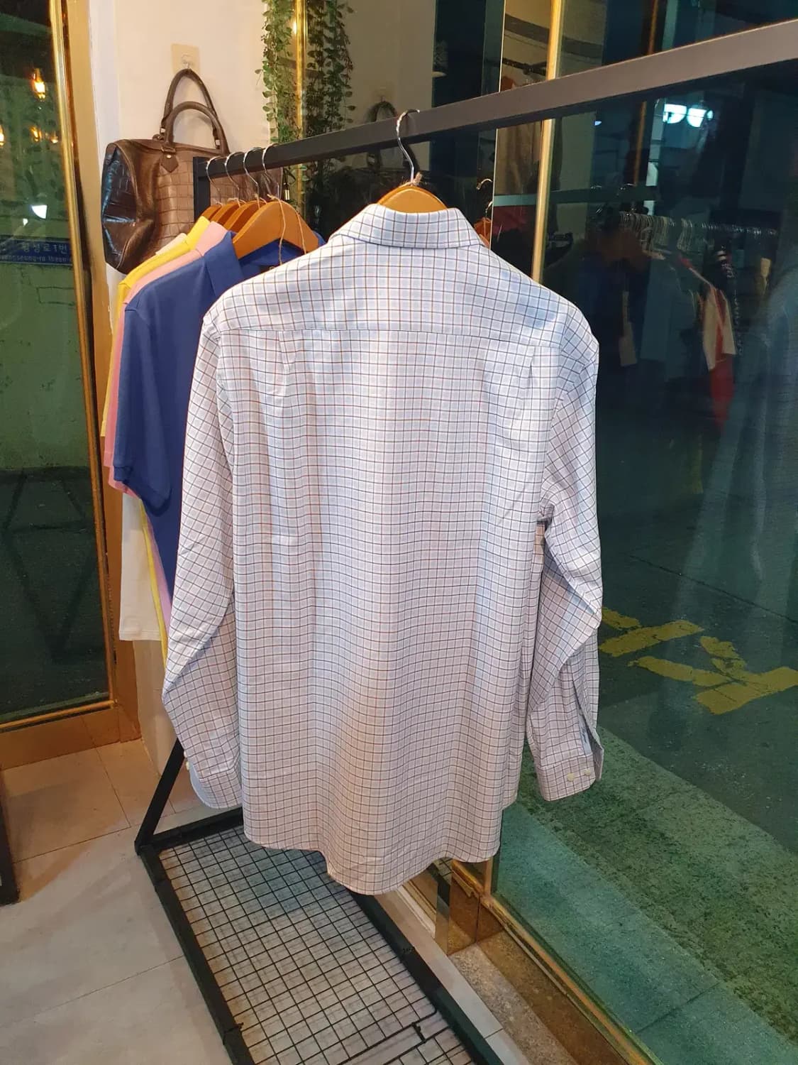 신품가 30만원 보그너 새상품 멀티컬러 체크 셔츠 XL 상품이미지6