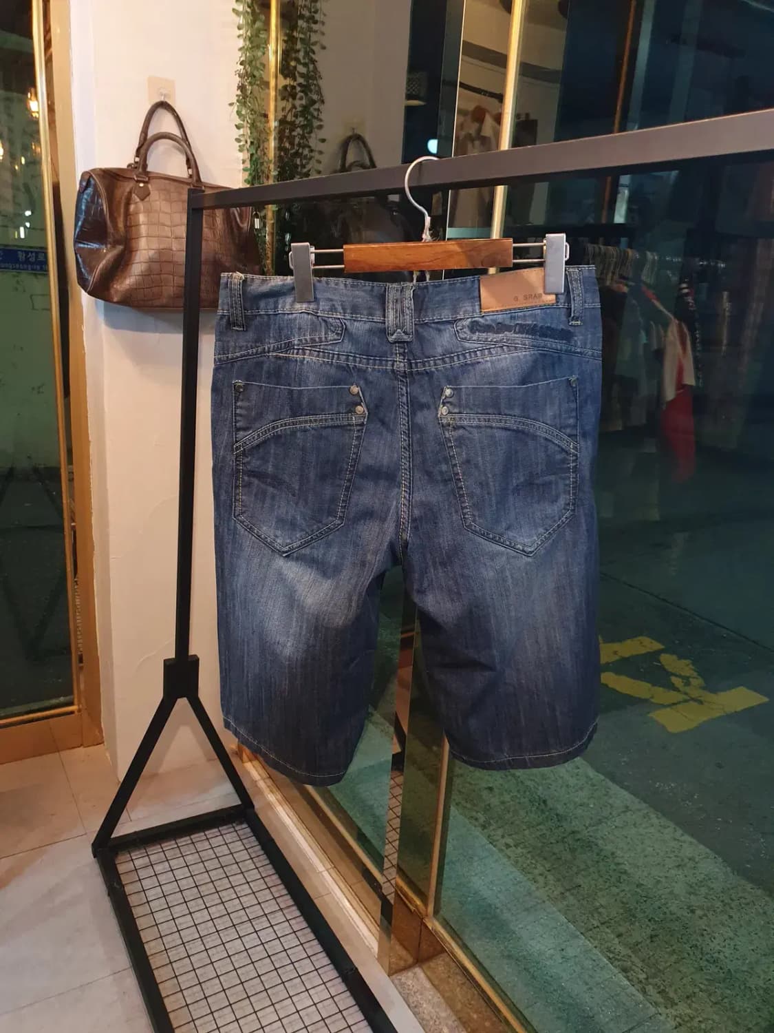 거의새상품 지스타로우 고프코어 워싱 슬림 하프팬츠 반바지 33 상품이미지7