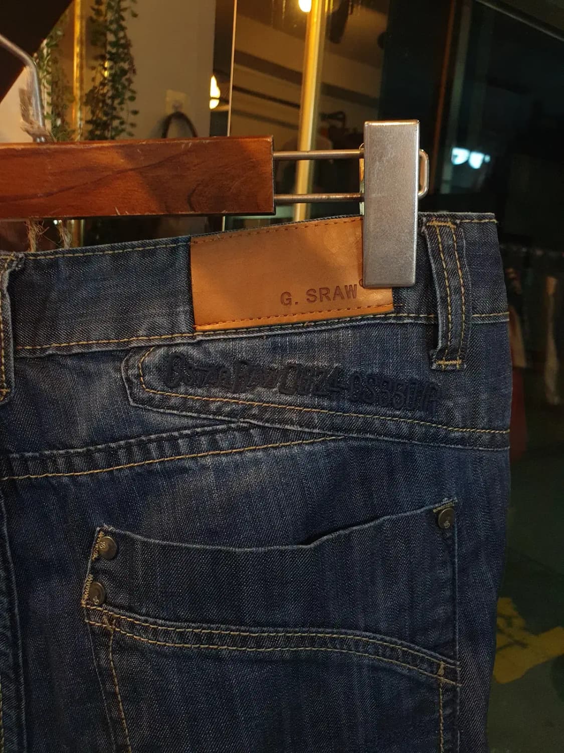 거의새상품 지스타로우 고프코어 워싱 슬림 하프팬츠 반바지 33 상품이미지8