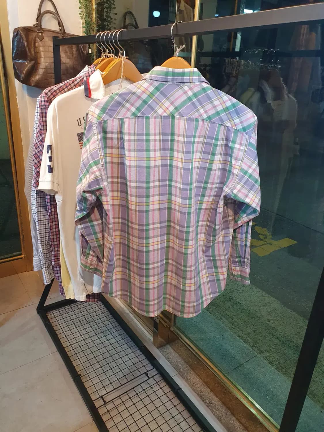 라코스테 여성 멀티컬러 체크셔츠 상품이미지5